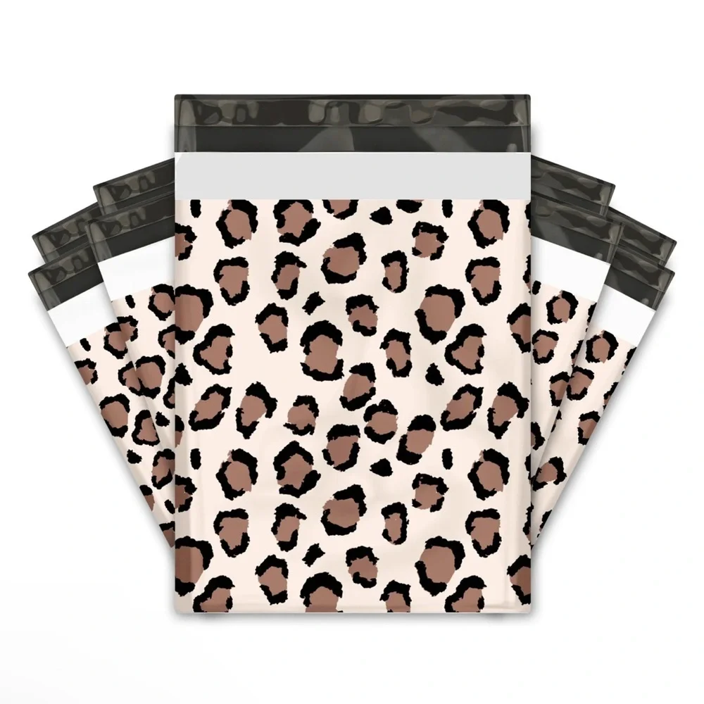 🐆 (20 ct) 10x13 Leopard Print Poly Mailers 🐆